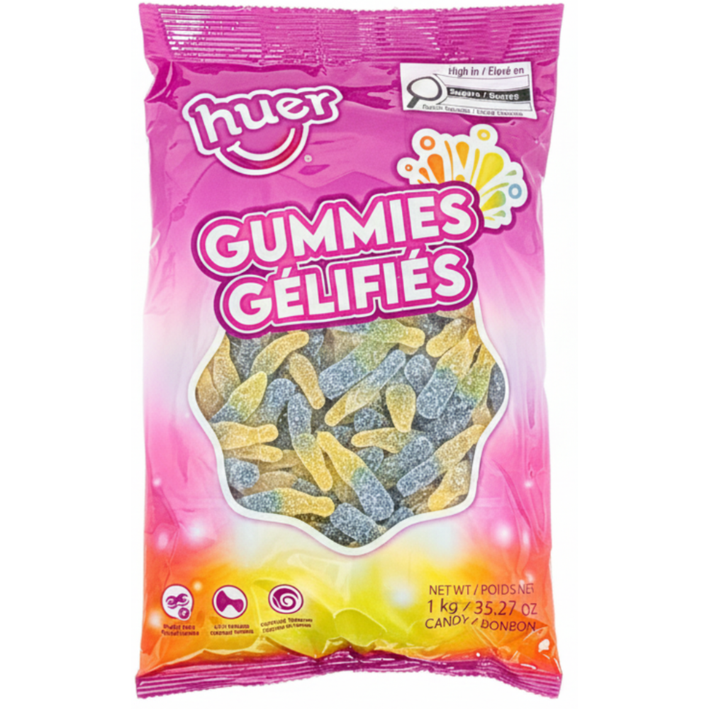 Huer Sour Blueberry Lemonade Bottles - 1kg