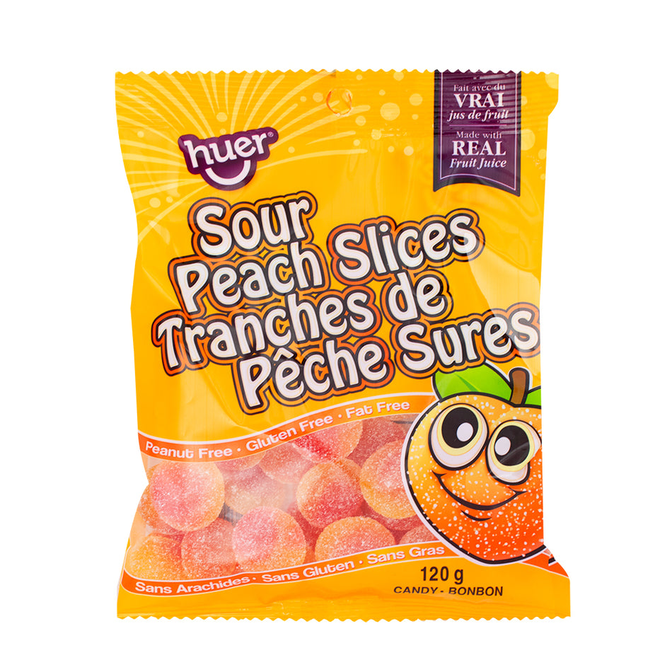 Huer Sour Peach Slices - 120g