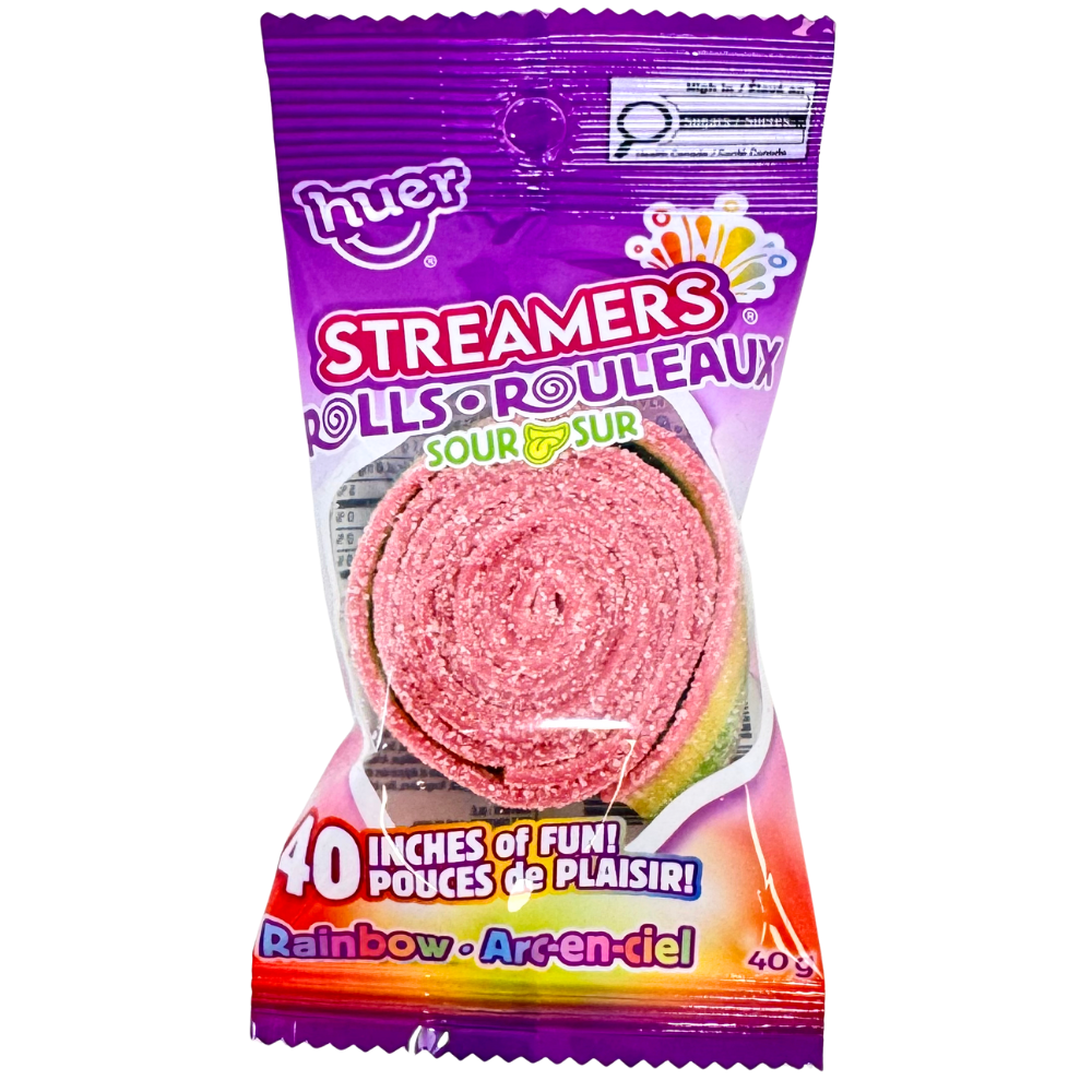 Streamer Candy Huer Streamers Rolls Sour - 40g | Candy Funhouse – Candy Funhouse CA