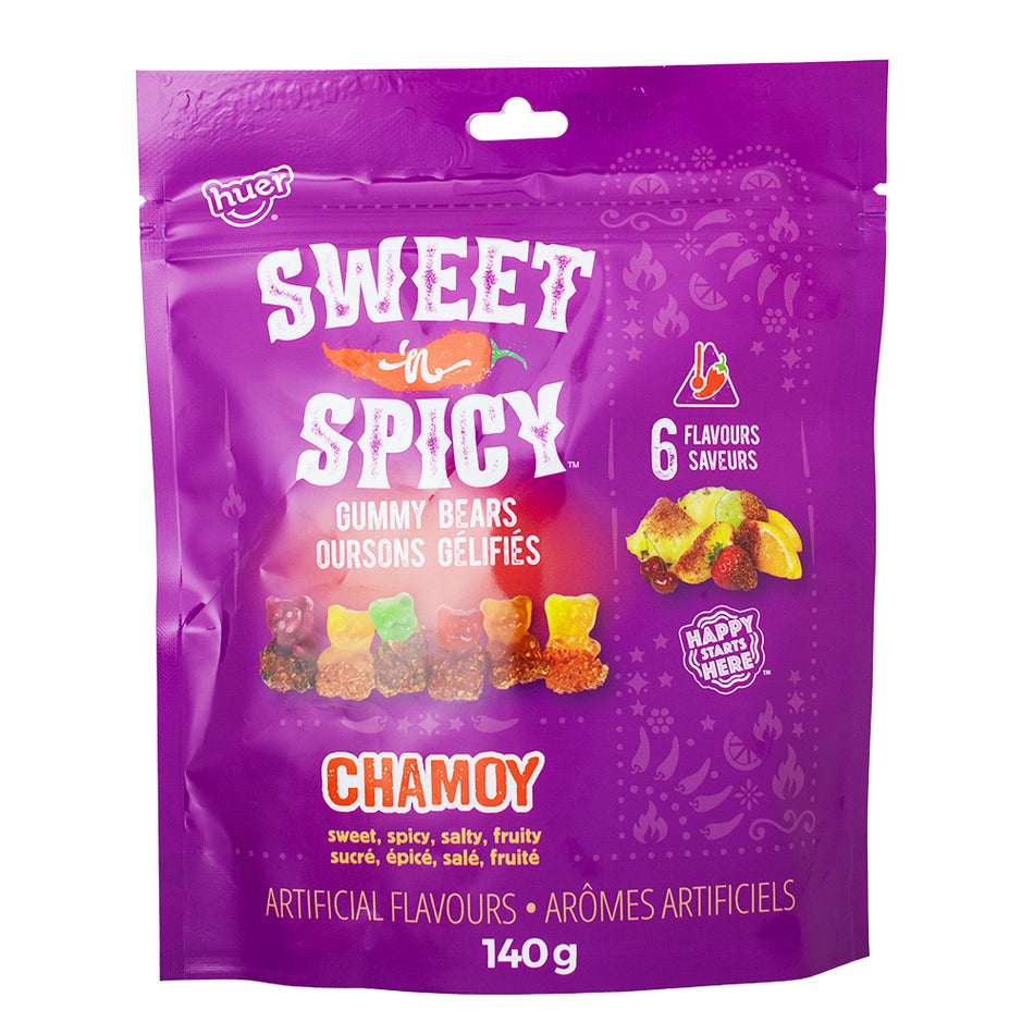 Huer Sweet n' Spicy Gummy Bears - 140g'