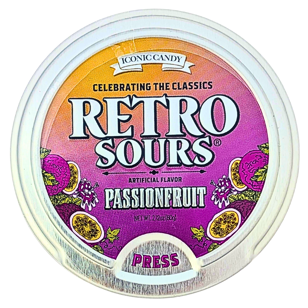 Iconic Retro Sours Passionfruit - 2.12oz