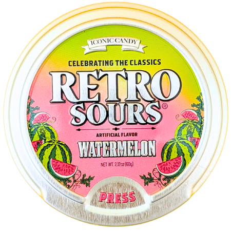 Iconic Retro Sours Watermelon - 2.12oz
