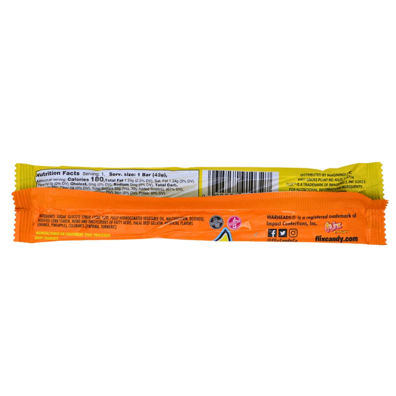 Warheads Sour Tropical Taffy 2in1 - 1.49oz