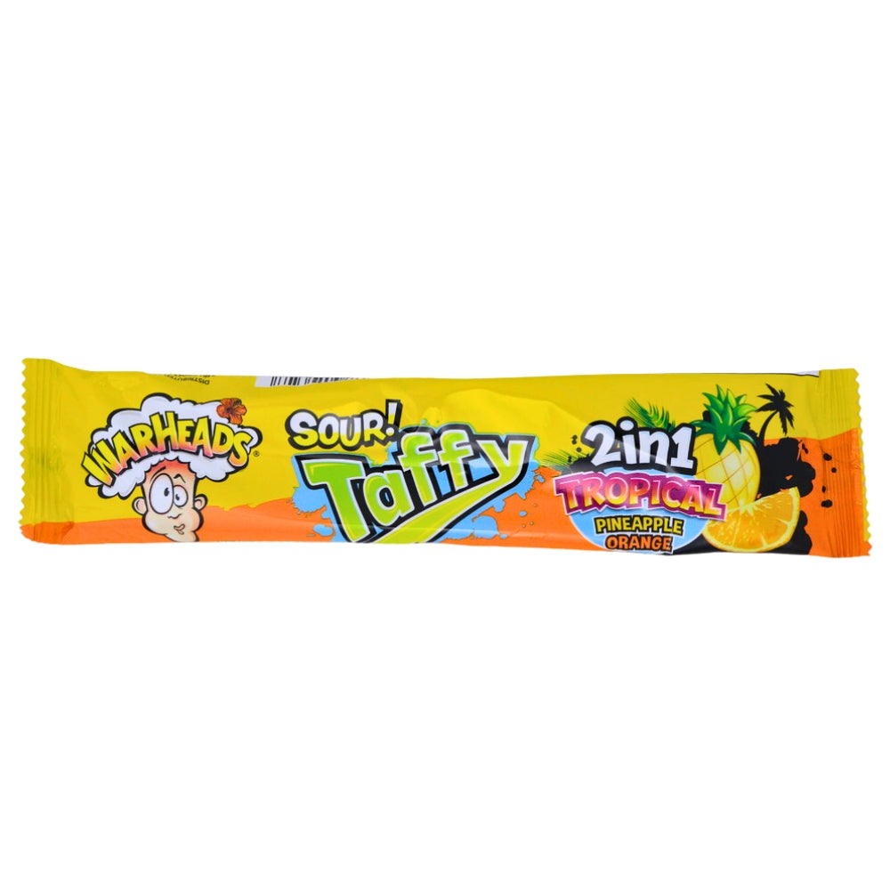 Warheads Sour Tropical Taffy 2in1 Candy Funhouse
