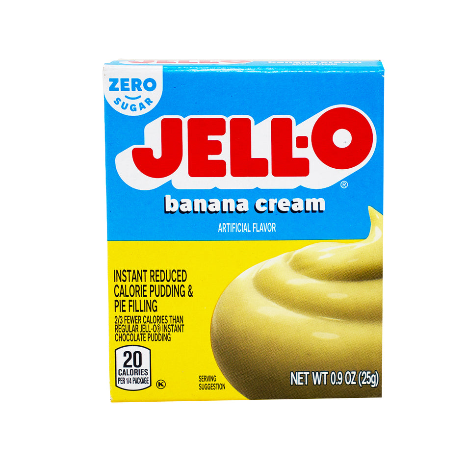 Jell-O Instant Pudding Sugar Free Banana - 1oz