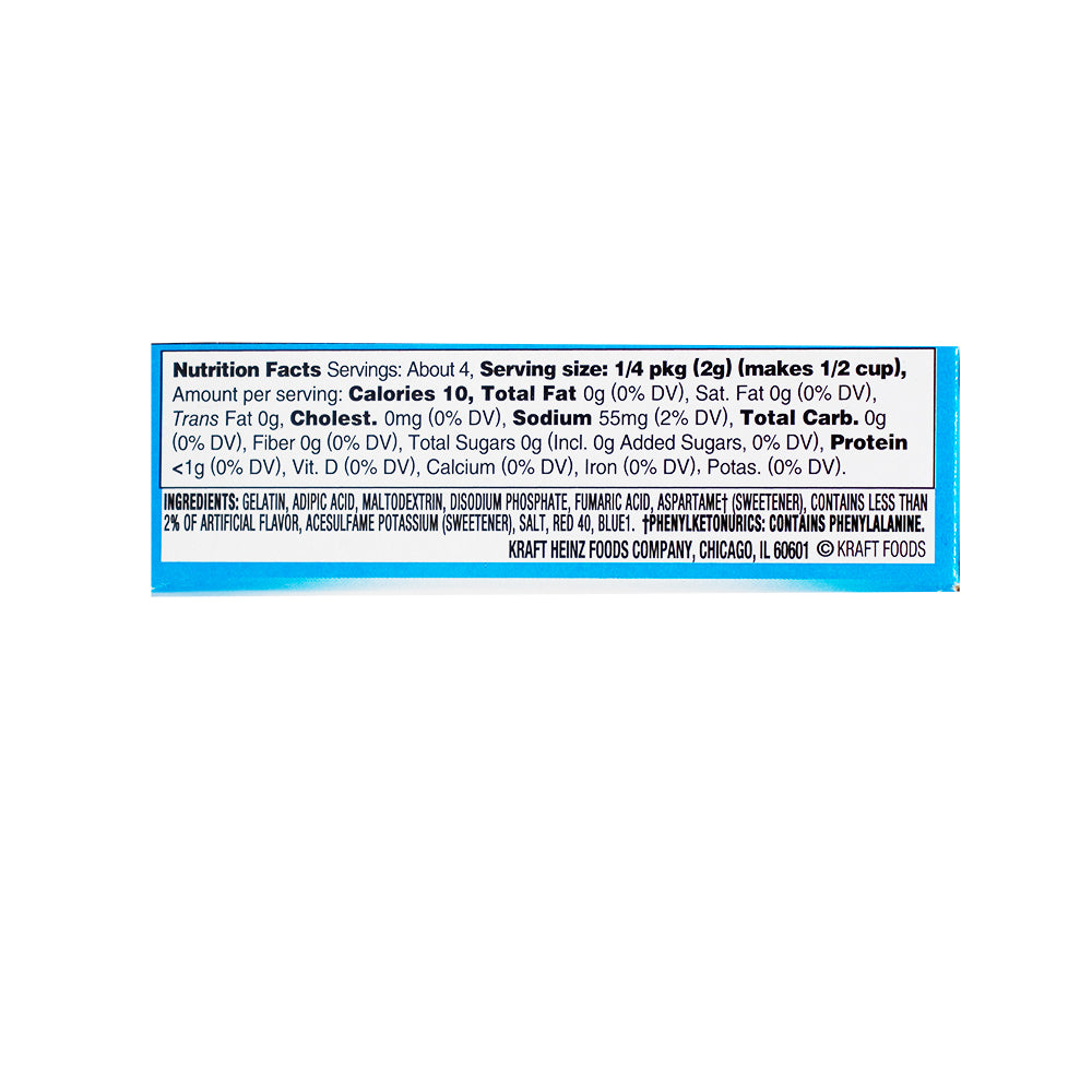 Jell-O Instant Pudding Sugar Free Black Cherry - 1oz  Nutrition Facts Ingredients - Jell-O - Jell-O Pudding - Pudding - Sugar Free Snacks - Sugar Free Pudding - Jell-O Sugar Free