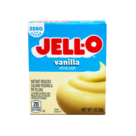 Jell-O Instant Pudding Sugar Free Vanilla - 1oz - Jell-O - Pudding - Jell-O Pudding - Sugar Free Snacks - Sugar Free Pudding - Vanilla Pudding