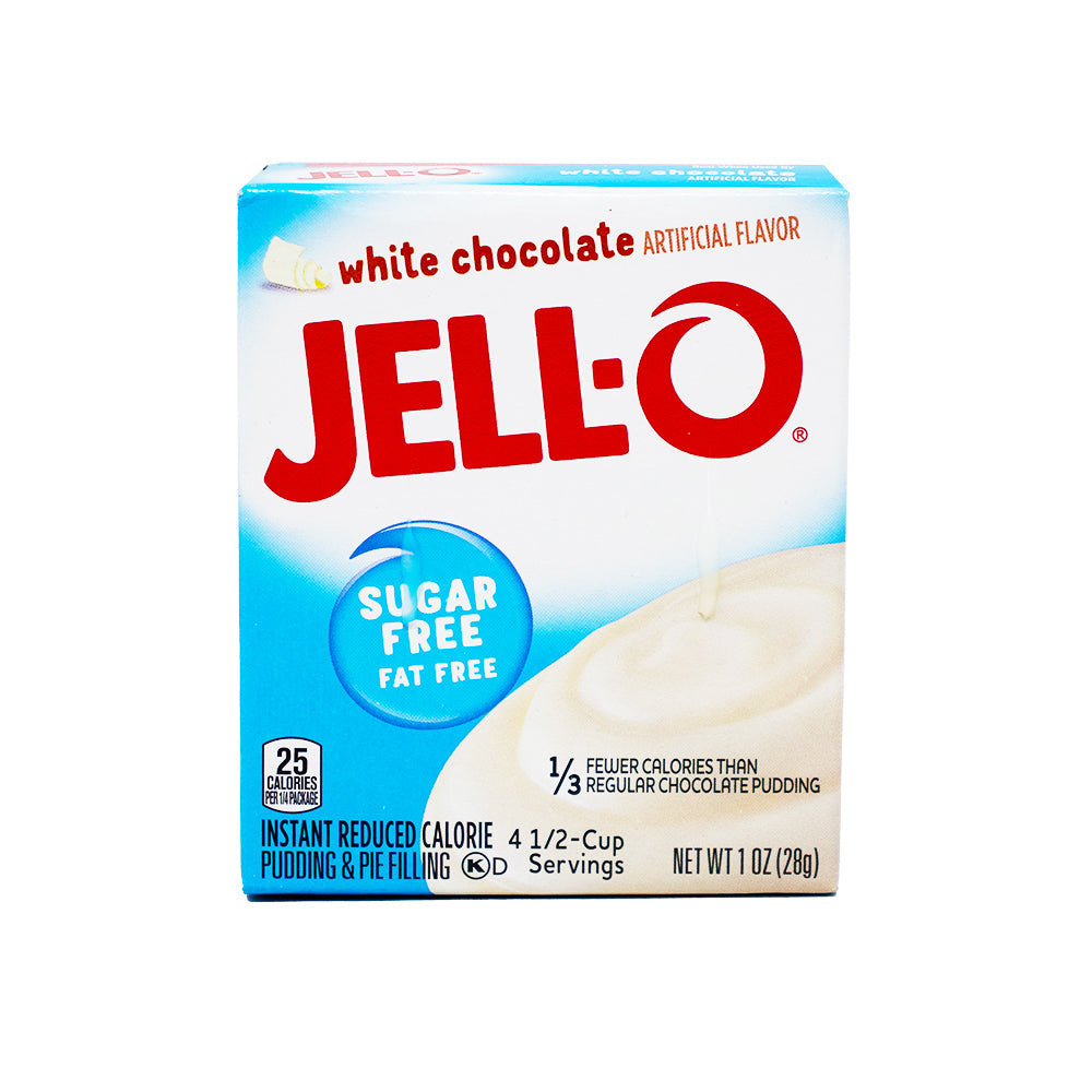 Jell-O Instant Pudding Sugar Free White Chocolate - 1oz