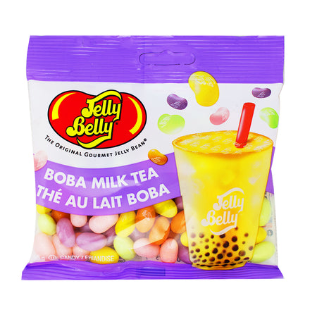 Jelly Belly Boba Milk Tea Bag - 100g - Jelly Belly - Jelly Beans - Retro Candy - Boba Tea