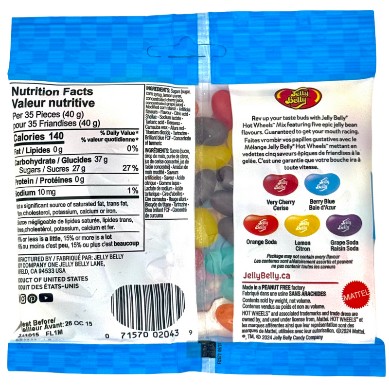 Jelly Belly Hot Wheels - 80g