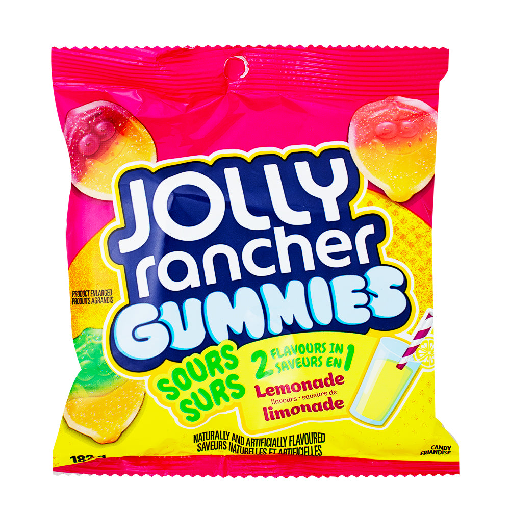 Jolly Rancher Gummies Lemonade Sours Candy | Candy Funhouse