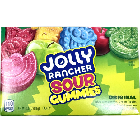 Jolly Rancher Gummies Sours Theater Pack - 3.5oz