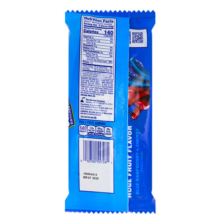 Jolly Rancher Ropes Blue Raspberry & Cherry - 10oz