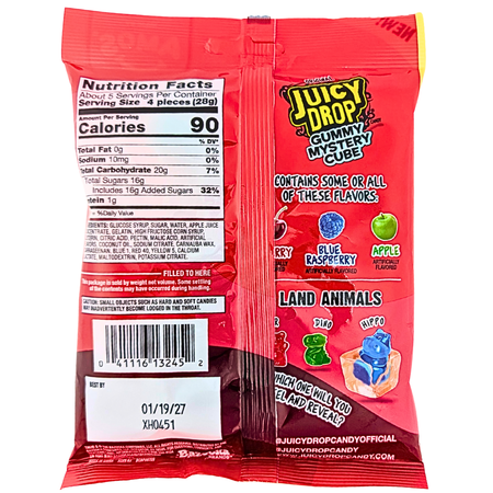 Juicy Drop Gummy Mystery Cube - 5oz