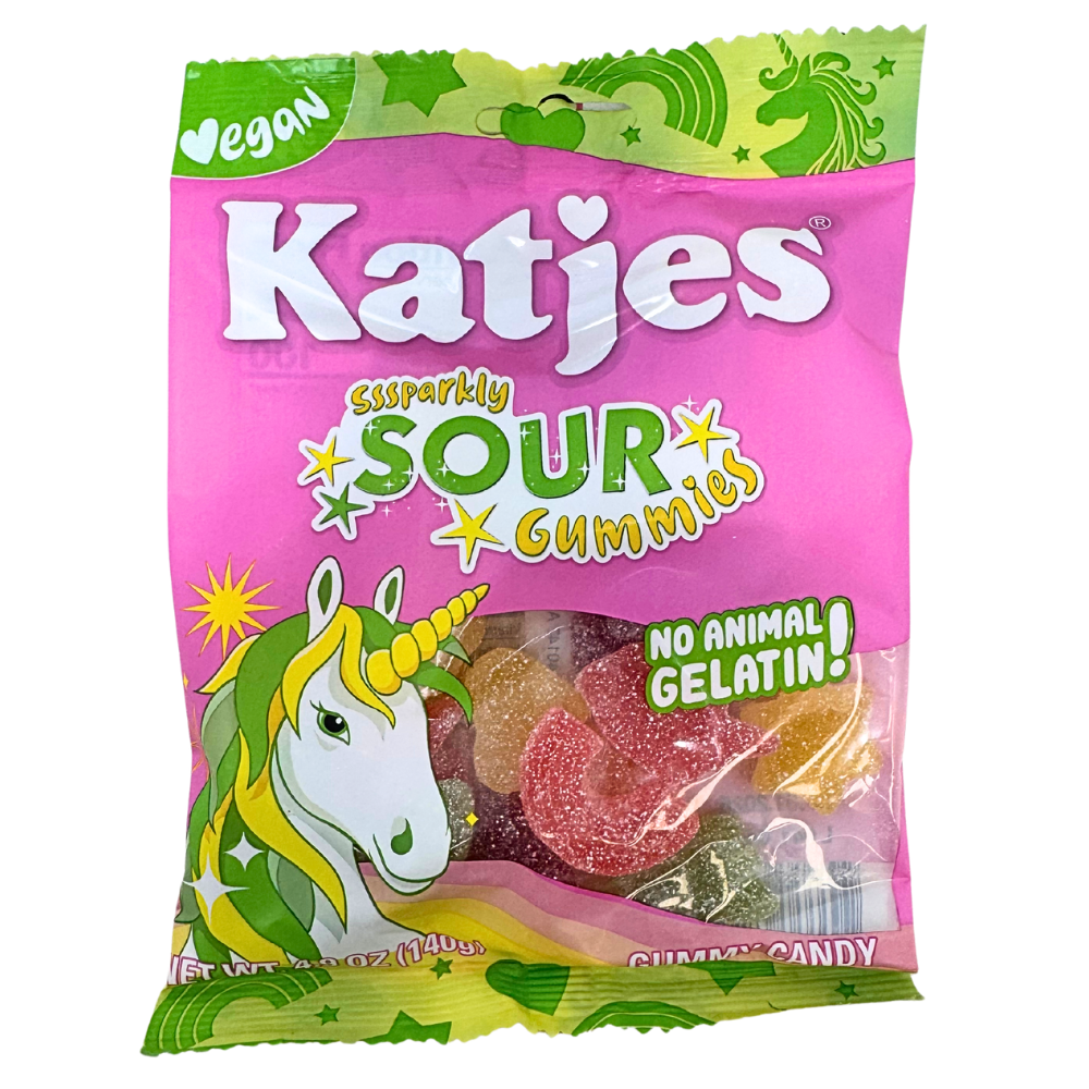 Katjes Sparkly Sour Gummies - 140g