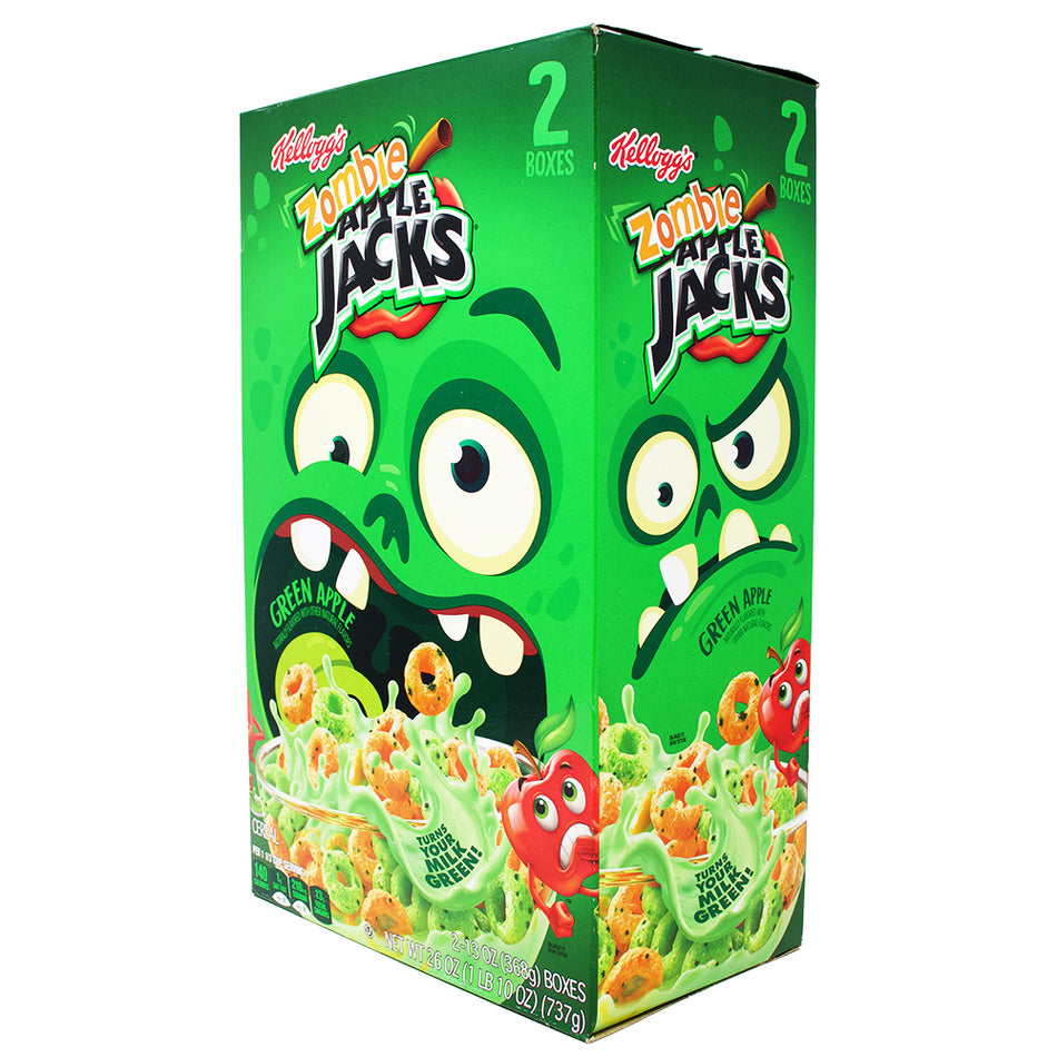 Zombie Apple Jacks Cereal 2 Pack - 26oz - Apple Jacks Cereal - American Cereal