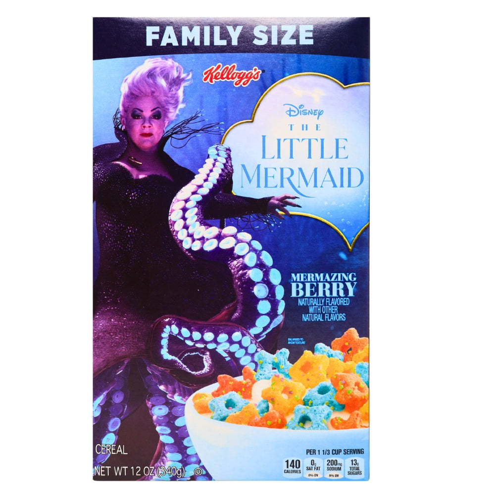 Kellogg's The Little Mermaid Mermazing Berry -12oz - American Cereal