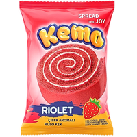 Kemo Strawberry Roll Cake (Turkey)