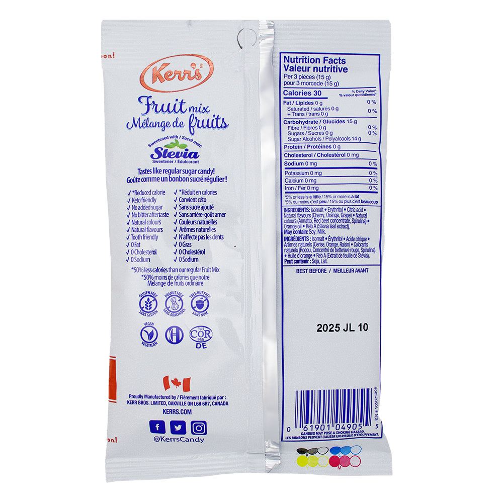 Kerr's Light Fruit Mix No Sugar Added Candies | Candy Funhouse