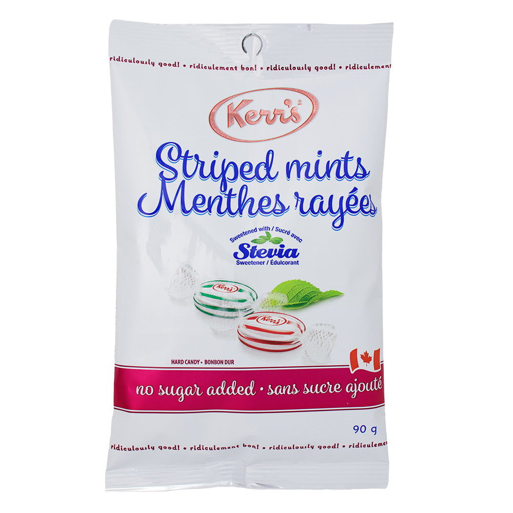 Kerr's Light Striped Mints No Sugar Added Candies - 90g