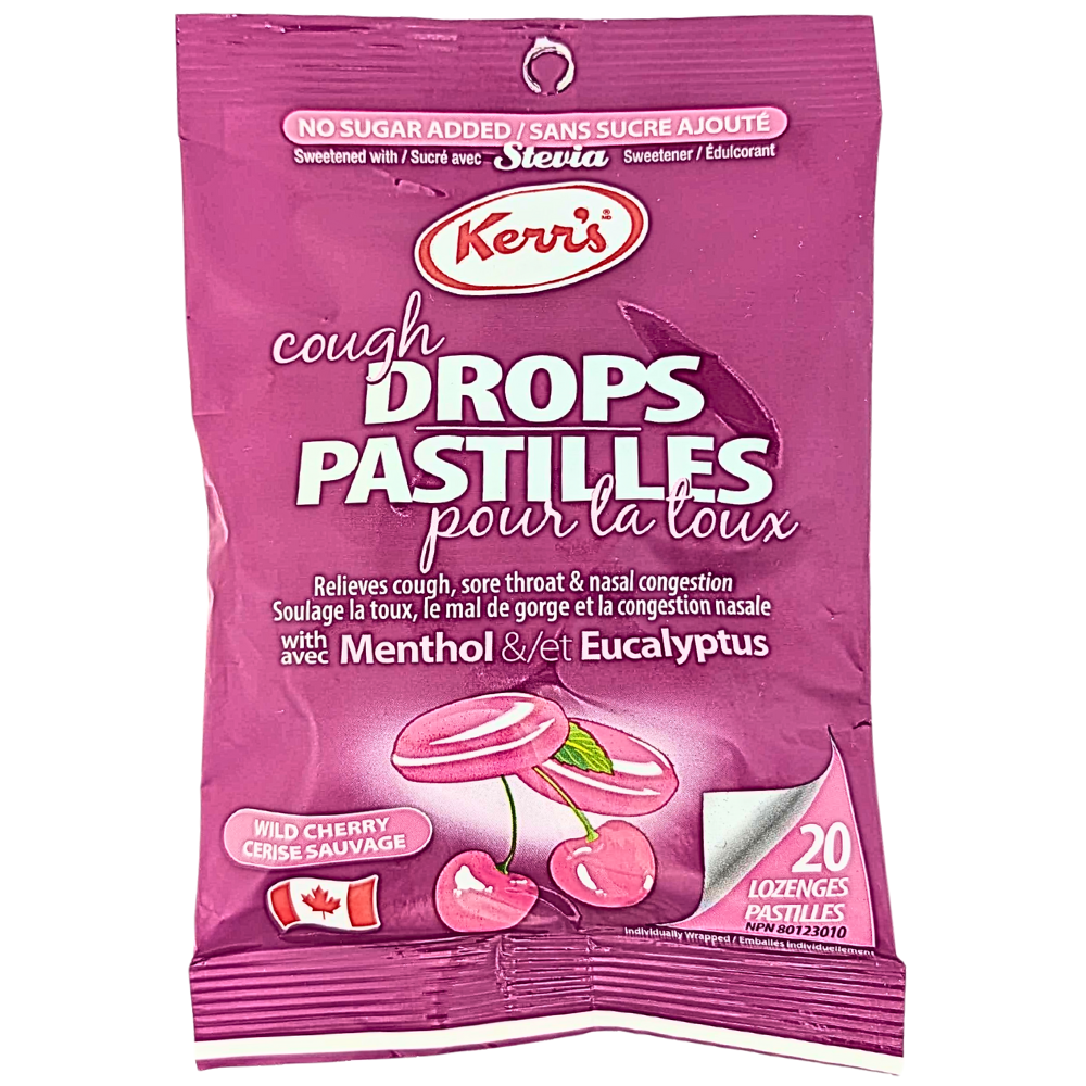 Kerr's Wild Cherry Cough Drops 20ct