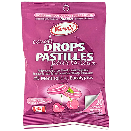 Kerr's Wild Cherry Cough Drops 20ct