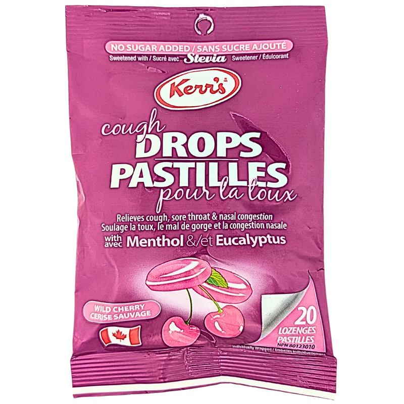 Kerr's Wild Cherry Cough Drops 20ct