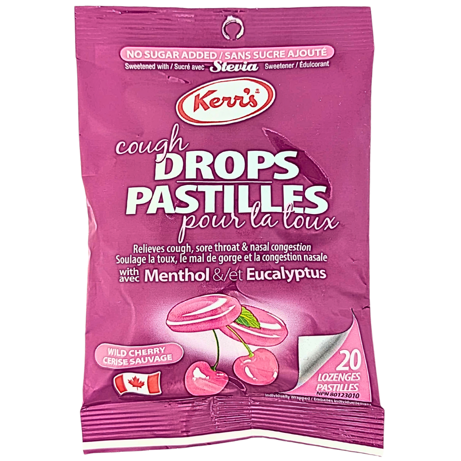 Kerr's Wild Cherry Cough Drops 20ct