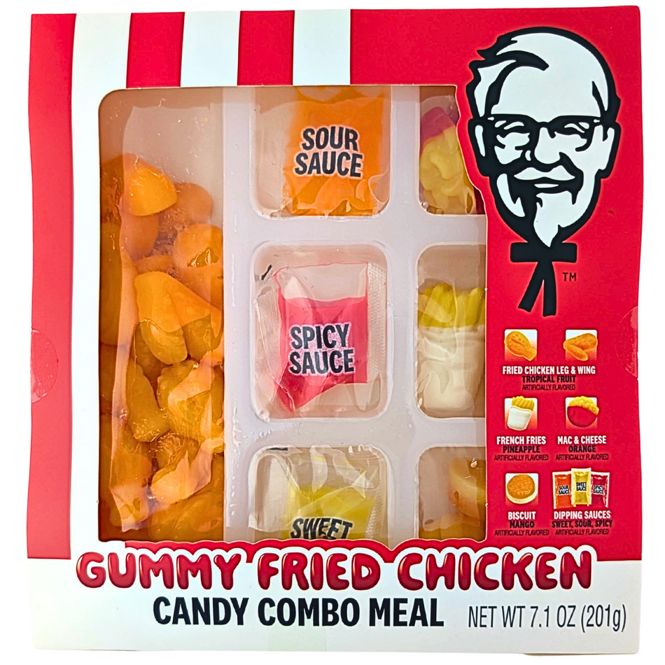 KFC Gummy Fried Chicken Candy Combo Meal - 7.1oz