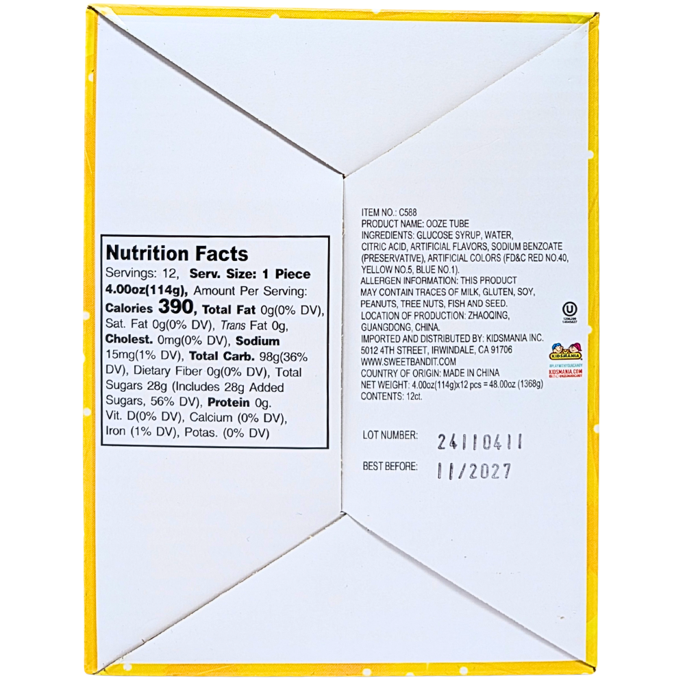 Ooze Tube Candy Gel - 4 oz.