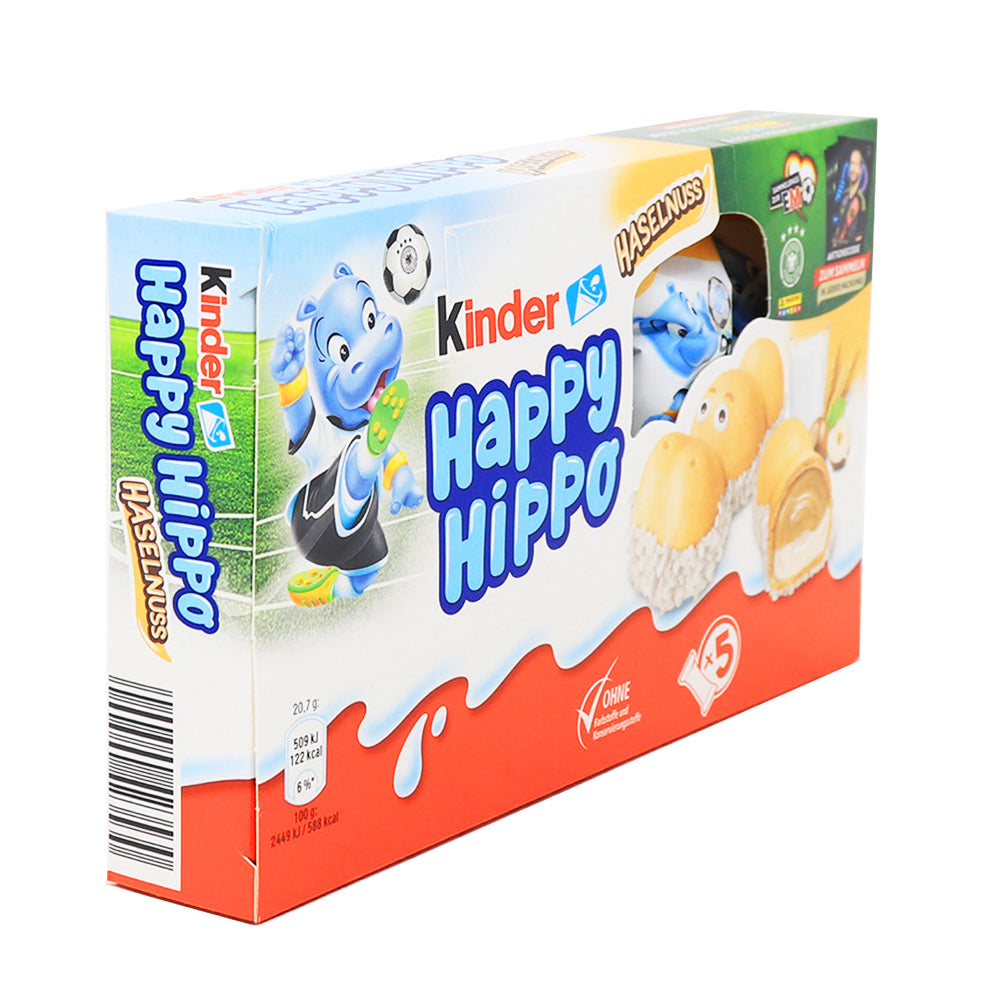 Kinder Happy Hippo Hazelnut 5 Pack UK - 105g