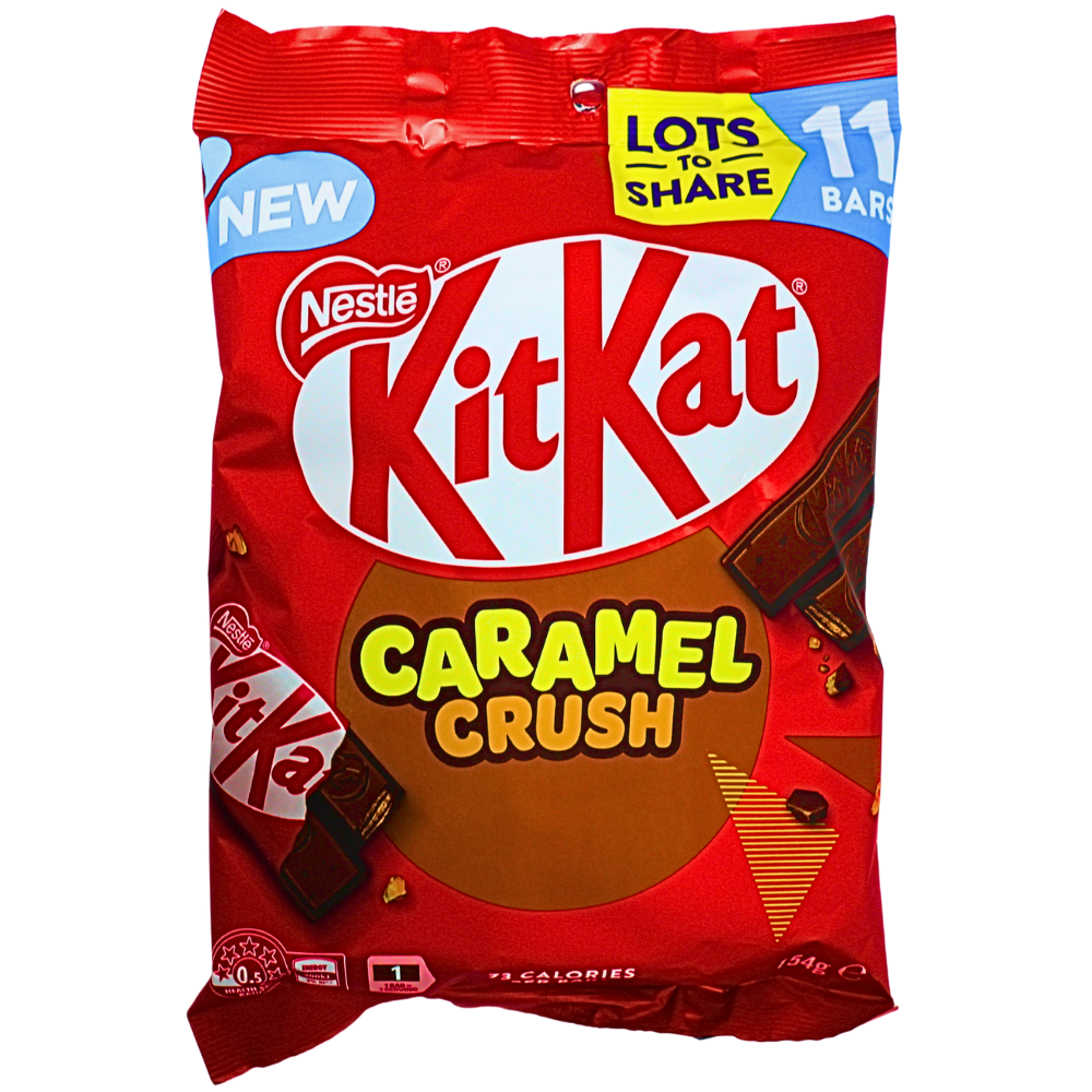 Kit Kat Caramel Crush (Aus) - 154g | Candy Funhouse – Candy Funhouse CA