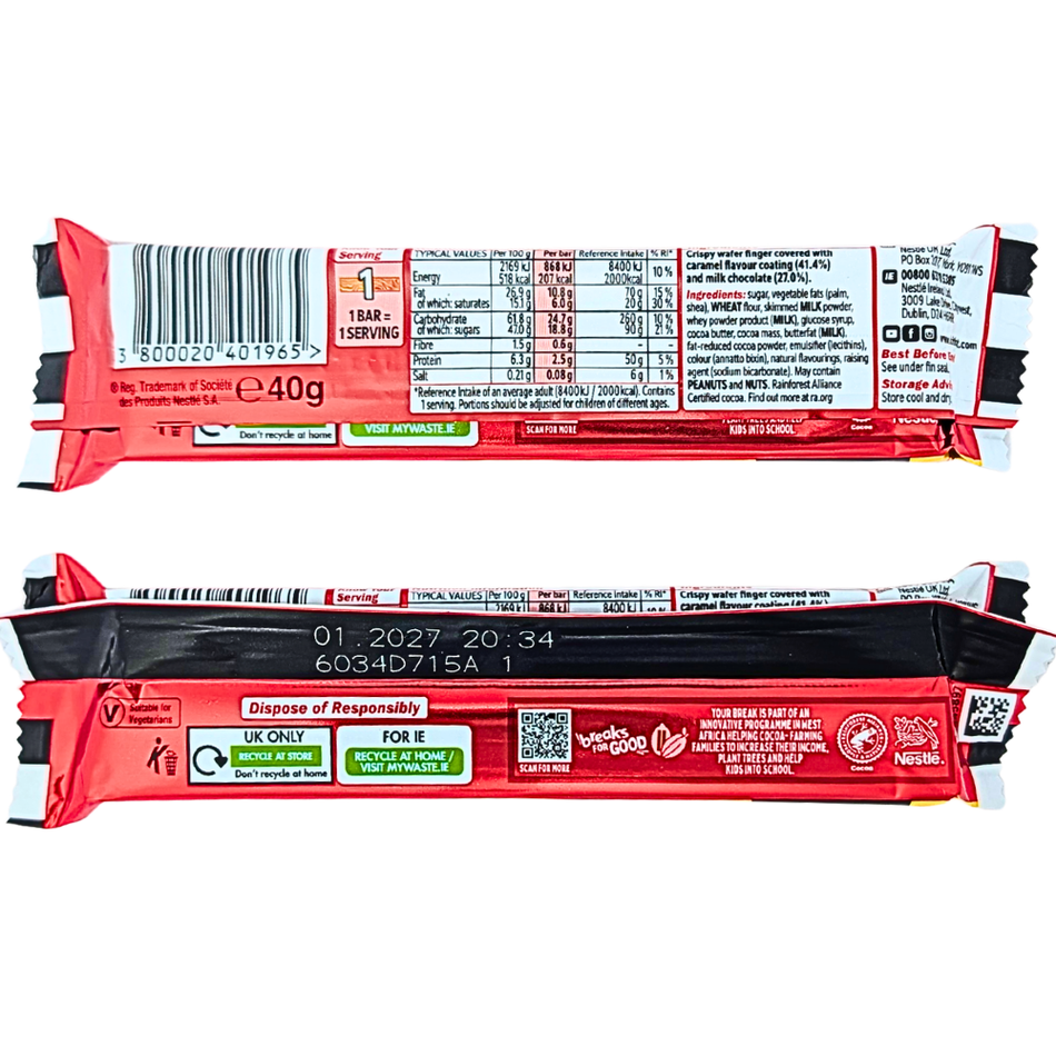 Kit Kat F1 Chunky Caramel Bar (UK) - 40g