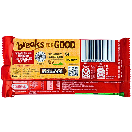 Kit Kat Mint Crush Sharebar (Aus) - 65g