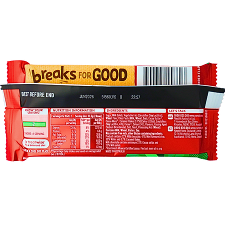 Kit Kat Mint Crush Sharebar (Aus) - 65g