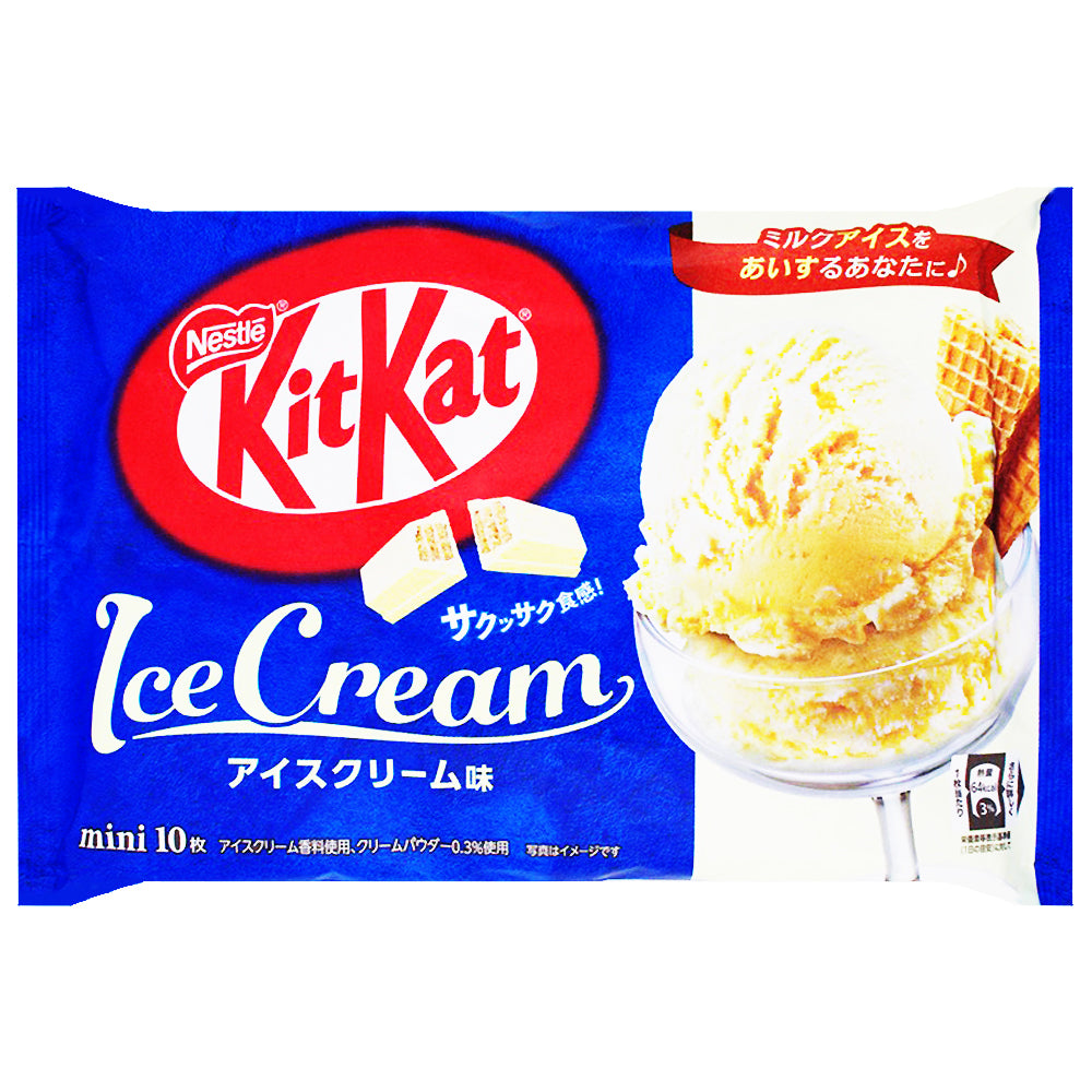 Kit Kat Minis Vanilla Ice Cream 10 Bars (Japan)