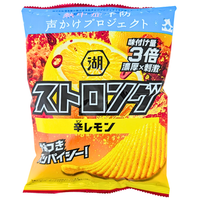 Koikeya Strong Spicy Lemon Potato Chips (Japan) - 53g