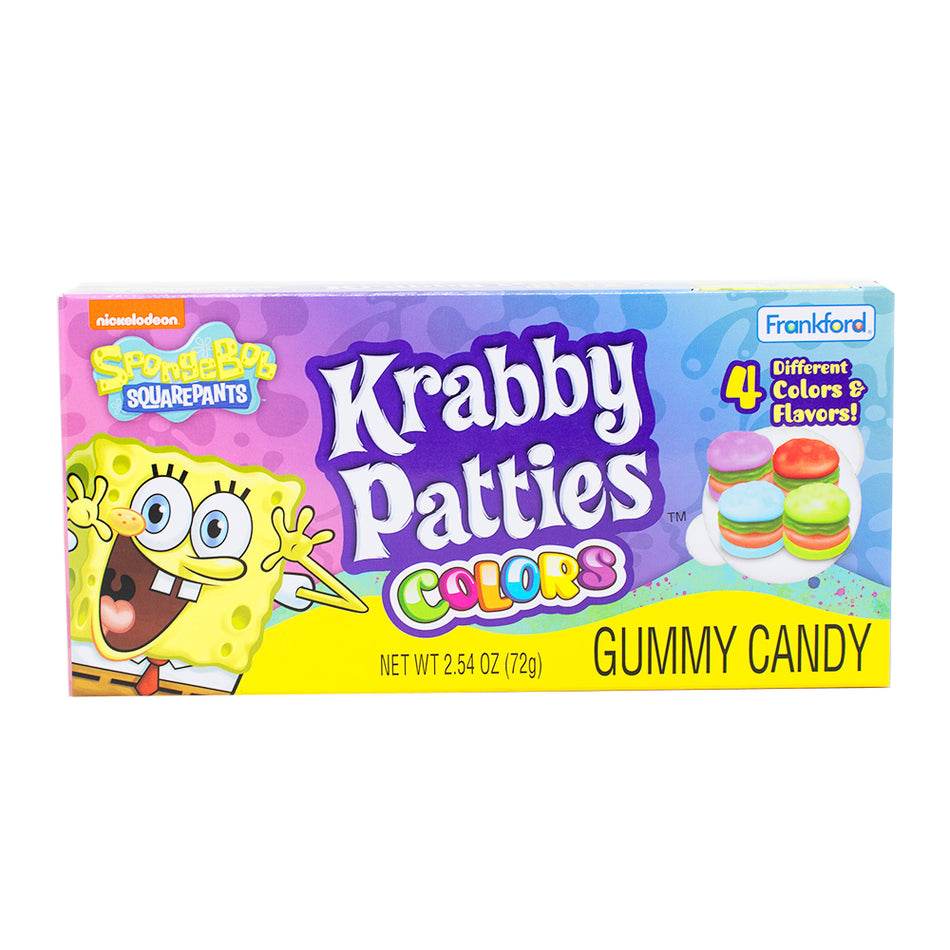 SpongeBob Gummy Krabby Patties Colors Theater Box