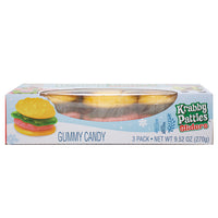 SpongeBob SquarePants Christmas Krabby Patties Sliders - 9.52 oz. - SpongeBob Krabby Patties - Christmas Candy Sliders - Holiday Gummy Treats - Festive Candy - Bikini Bottom Christmas - Unique Candy Experience - Cartoon Character Candy - Seasonal Gummy Sweets - Christmas Candy - Christmas Treats