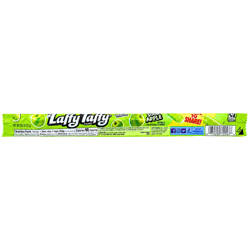Laffy Taffy Rope Sour Apple - 23g