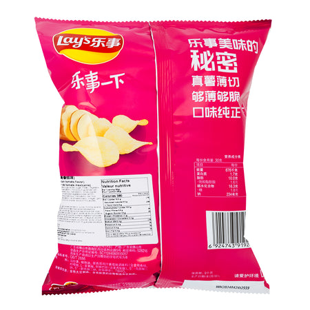 Lay's Mexican Chicken Tomato Chips - 70g (China)  Nutrition Facts Ingredients
