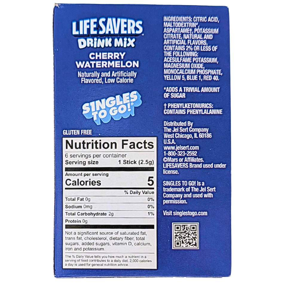 Lifesavers Cherry Watermelon Singles To Go - 14.5g