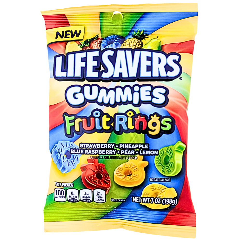 Lifesavers Gummies Fruit Rings - 7oz