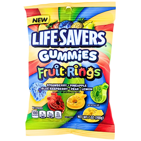 Lifesavers Gummies Fruit Rings - 7oz