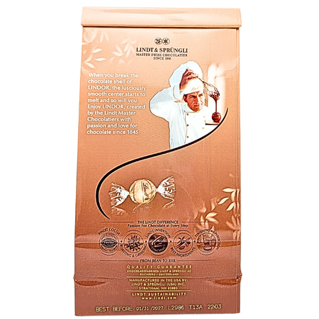 Lindt Lindor Fudge Swirl - 145g