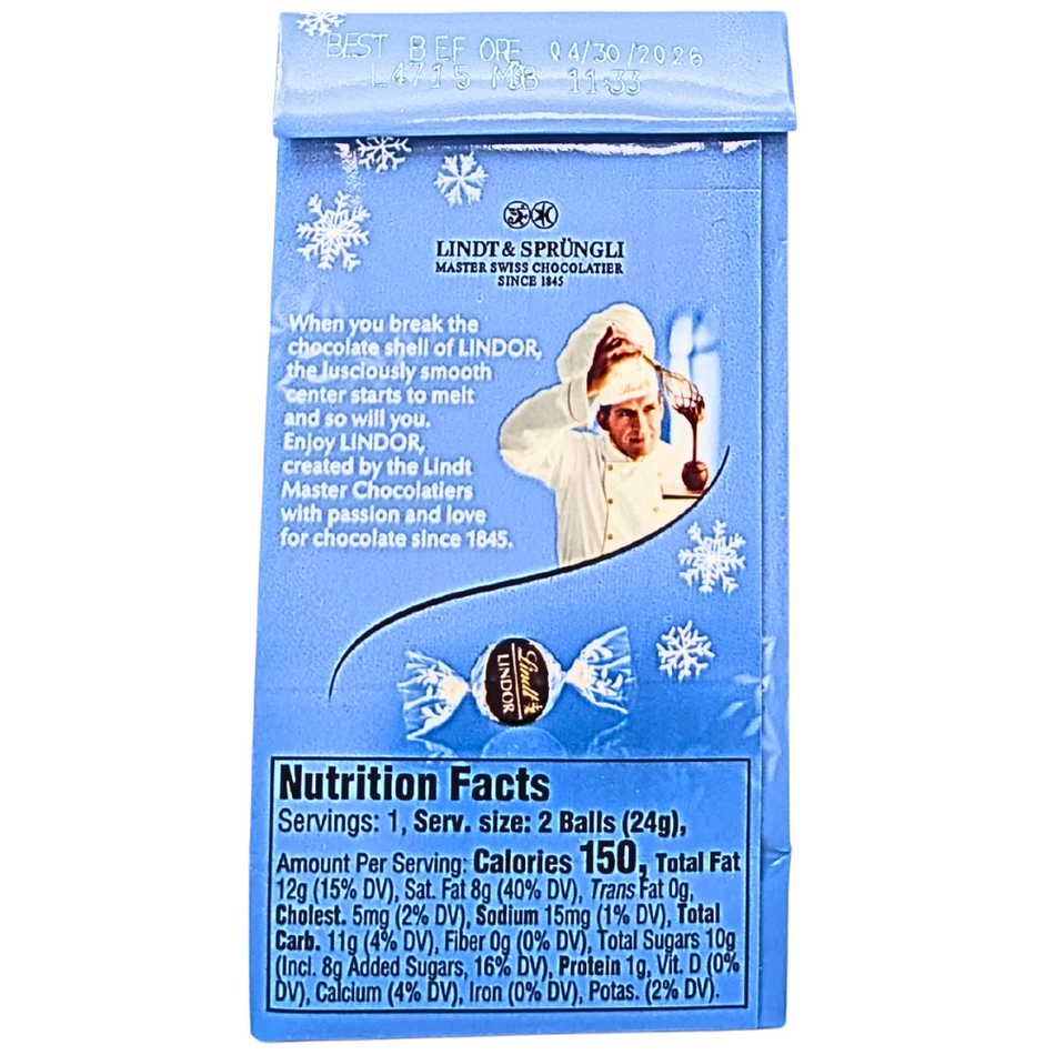 Lindt Lindor Hot Cocoa Truffles - 23g