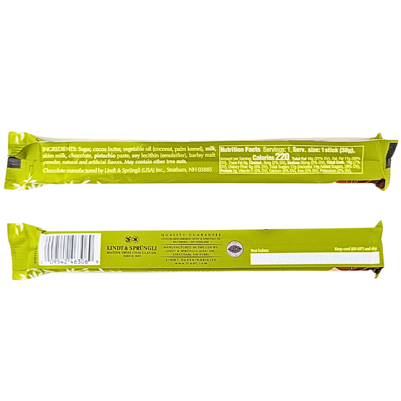 Lindt Lindor Pistachio Truffle Bar - 37g