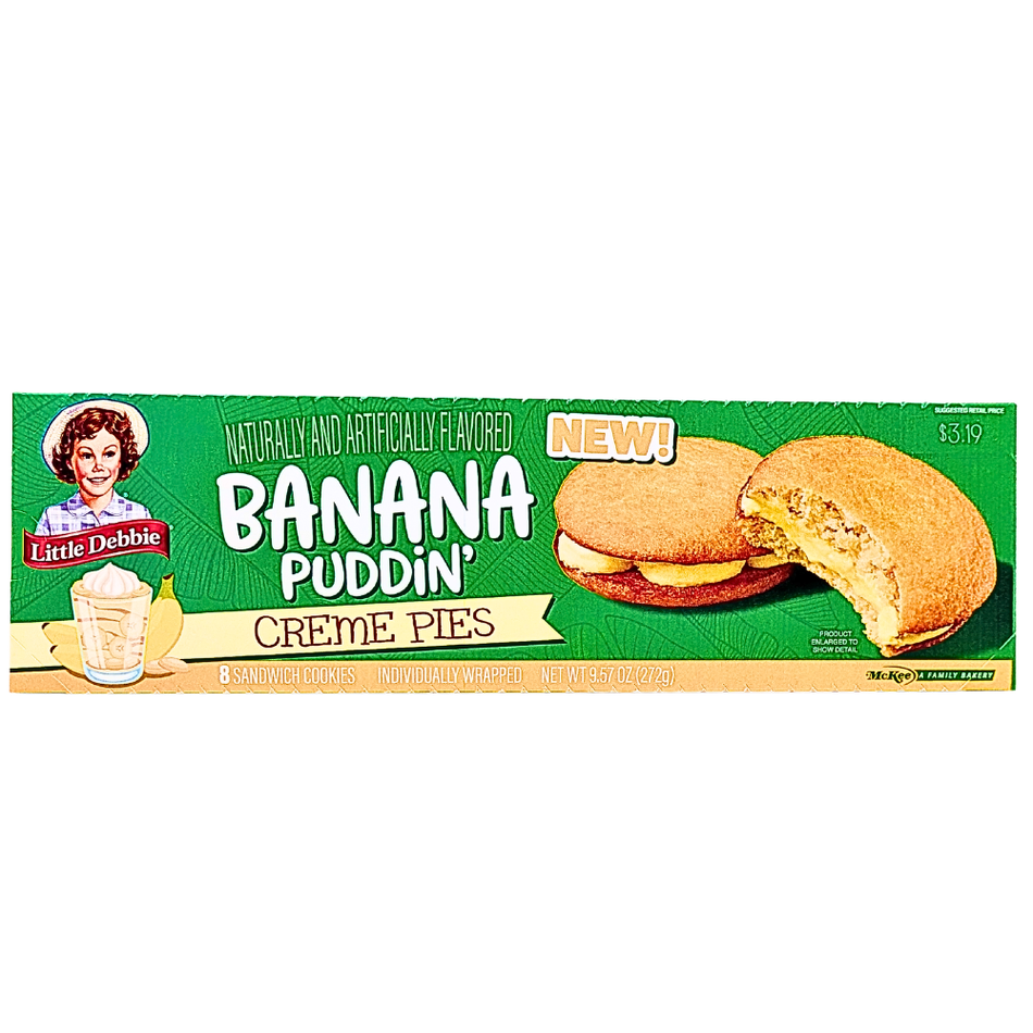Little Debbie Banana Puddin' Creme Pies - 272g