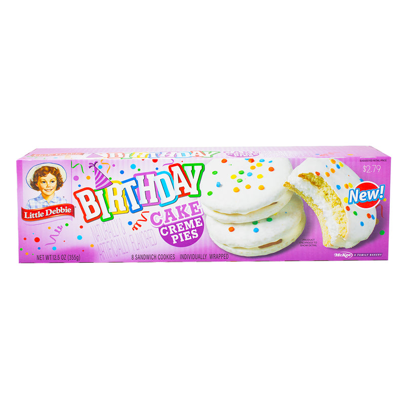 Little Debbies - Birthday Cake (8 cakes) - 335g - Little Debbie - Little Debbie Brownies - Little Debbie Snacks