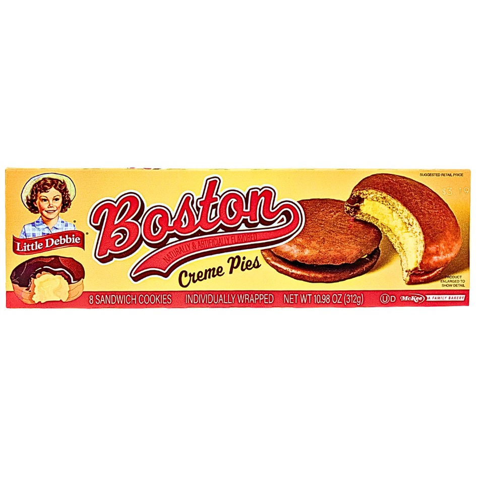 Little Debbie Boston Creme Pies (8 Sandwich Cookies) - 312g